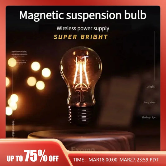 Magnetic Levitation Lamp/Floating LED Bulb For Room Home Office Decoration